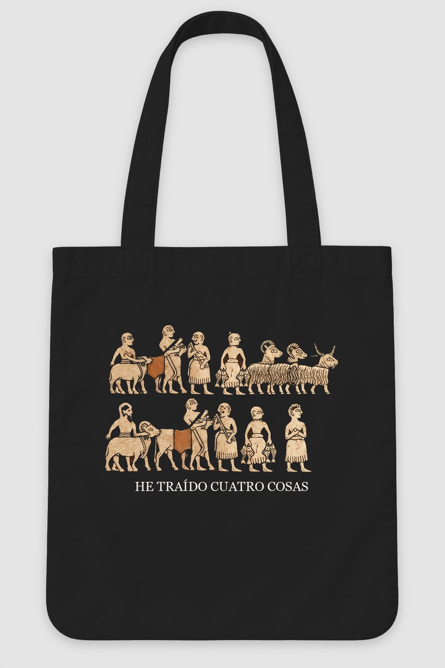 Tote bag He traído cuatro cosas