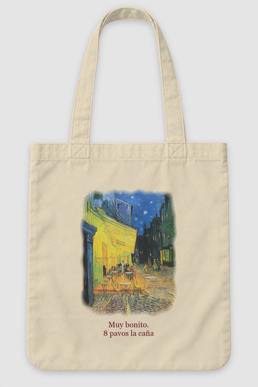 Tote bag Muy bonito. 8 pavos la caña