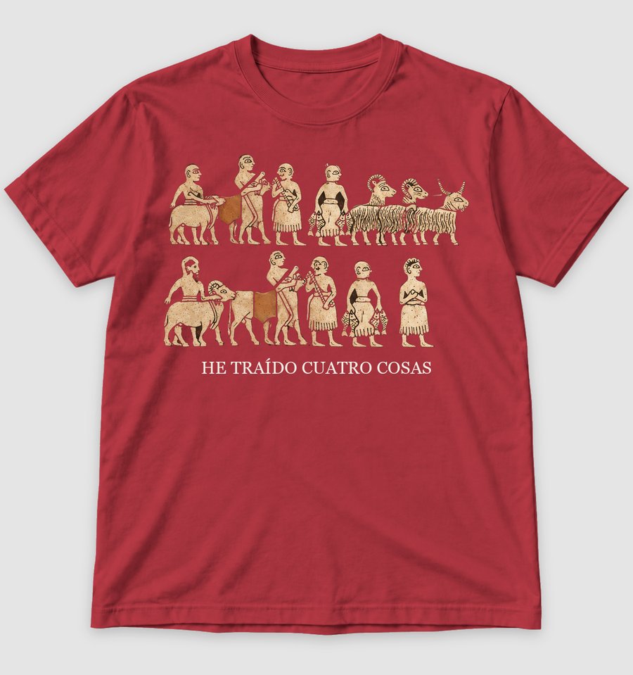 Camiseta He traído cuatro cosas