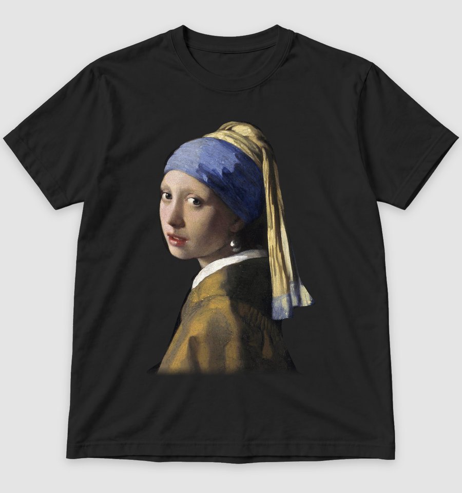 Camiseta La joven de la perla · sin texto